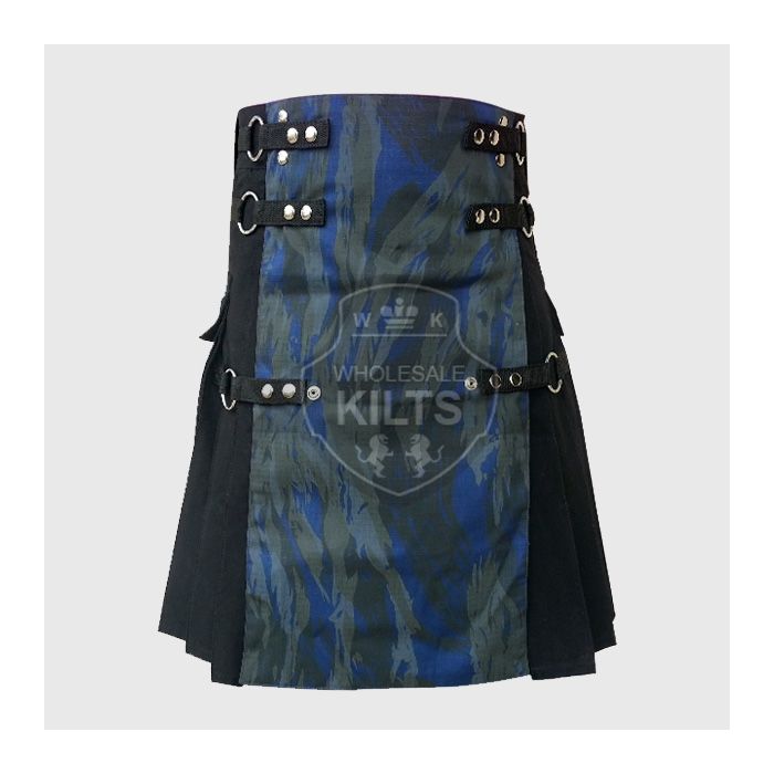 Contemporary Modern Fashion Kilt Tiger Stripe