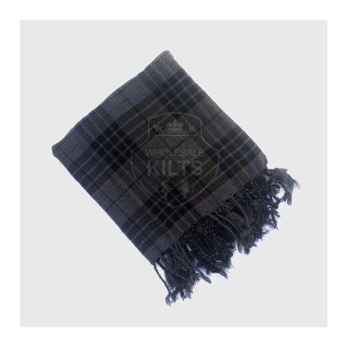 Wholesale Grey Tartan Kilt Fly Plaid