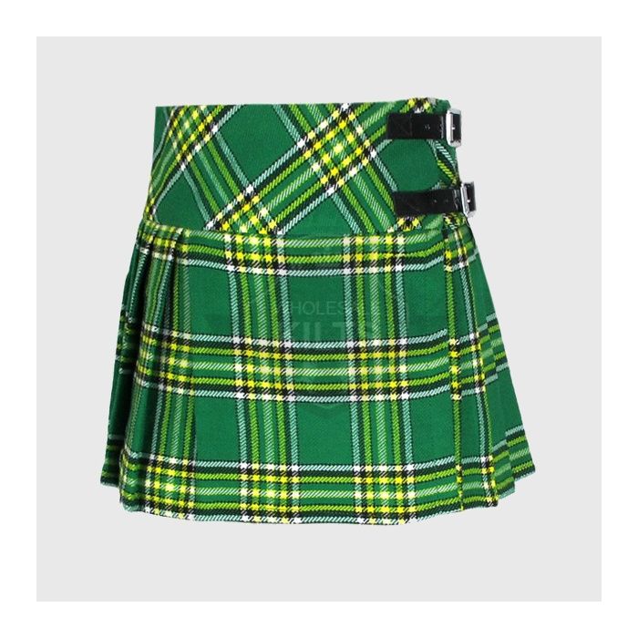 Wholesale Irish National Ladies Tartan Skirt