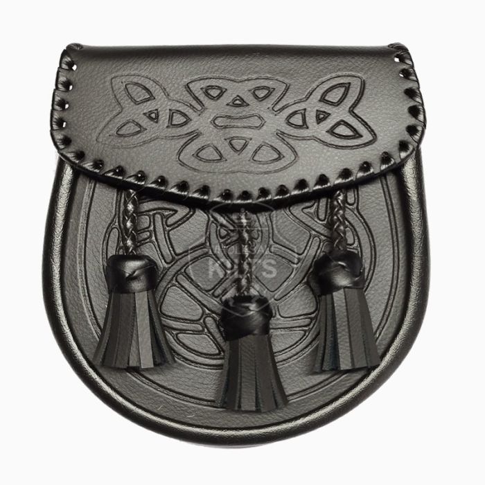 Wholesale Celtic Embossed Vegan Leather Sporran