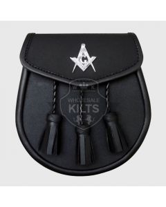 Masonic Badge Kilt Leather Sporran