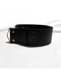 Wholesale Black Leather Kilt Belt with Buckle