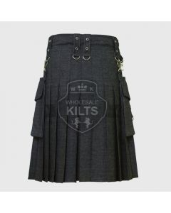 Denim Modern Kilt