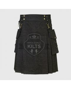 Denim Modern Kilt