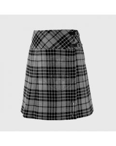 Wholesale Ladies Grey Tartan Skirt