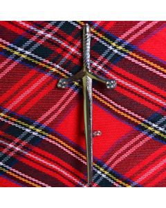 Wholesale Silver Sword Engraved Kilt Pin