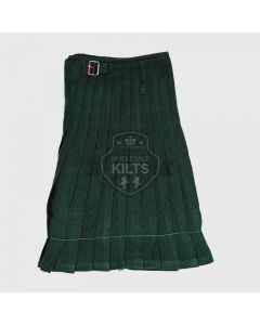 Wholesale Solid Irish Green Tartan Kilt