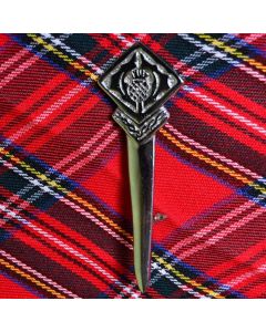 Square Thistle Kilt Pin