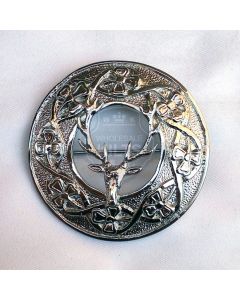 Stag Horn Kilt Brooch