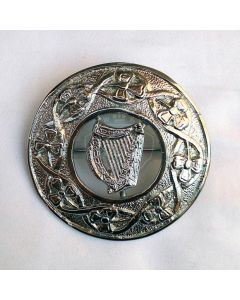 Wholesale Thistle Harp Kilt Brooch