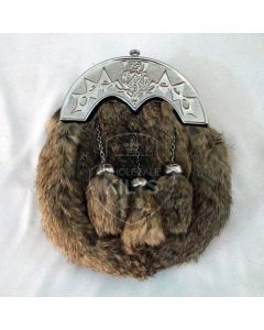 Grey Rabbit Fur Kilt Sporran Wholesale