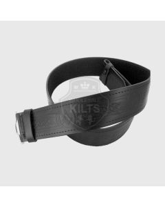 Masonic Embossed Kilt Leather Belt
