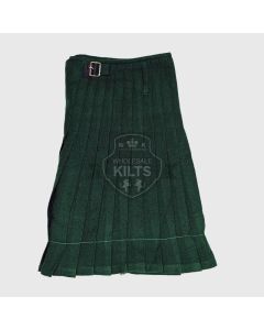 Wholesale Solid Irish Green Tartan Kilt