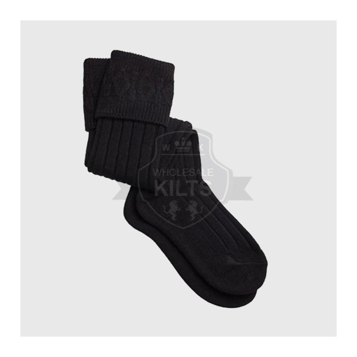 Wholesale Black Hose Kilt Socks