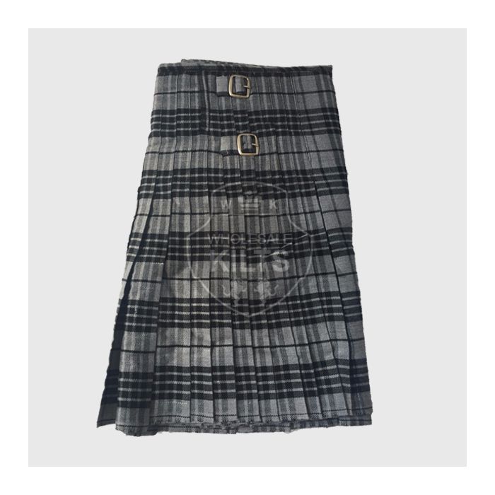 Hamilton Grey Tartan Kilt