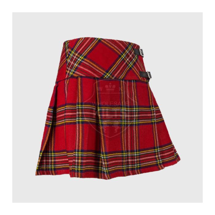 Wholesale Royal Stewart Ladies Tartan Skirt