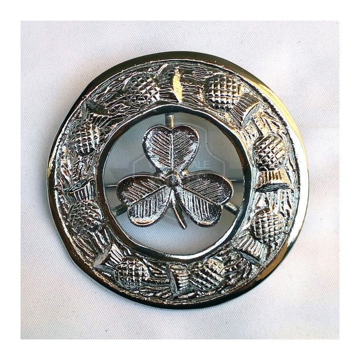 Shamrock Kilt Brooch