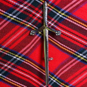 Engraved clearance kilt pin